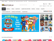 Tablet Screenshot of mascotcosplay.com